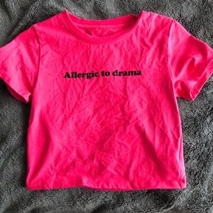 Cropped Forever 21 Graphic Tee